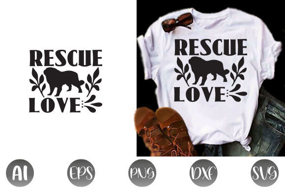 Dog Quote Design, Rescue Love Review: A Heartfelt Embroidery Asset