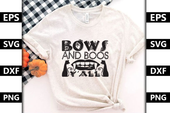 Halloween Quote Design, Bows and Boos Y