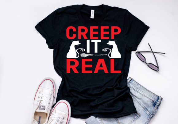 Halloween Quote Design,Creep It Real
