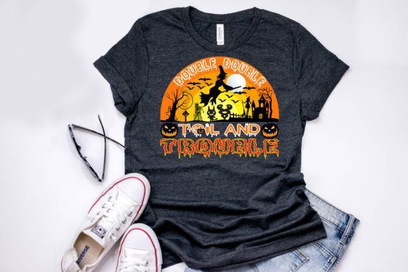 Halloween Quote Design, Double Double to