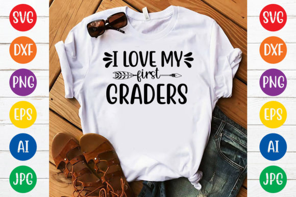 I Love My First Graders: A Heartfelt Embroidery Design for Real Projects