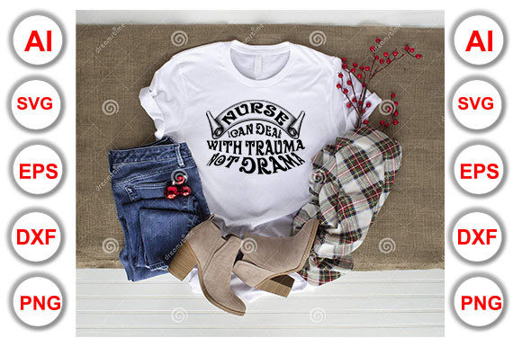 Nurse I Can Deal With Trauma Not Drama Embroidery Design Review