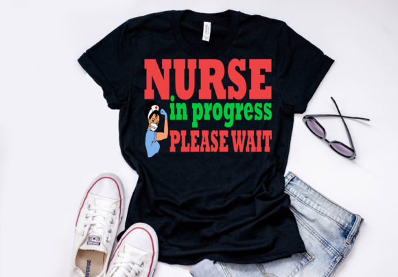 Nurse Quote Design, Nurse in Progress Please Wait