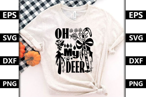 Oh My Deer: A Festive Embroidery Design for Holiday Projects