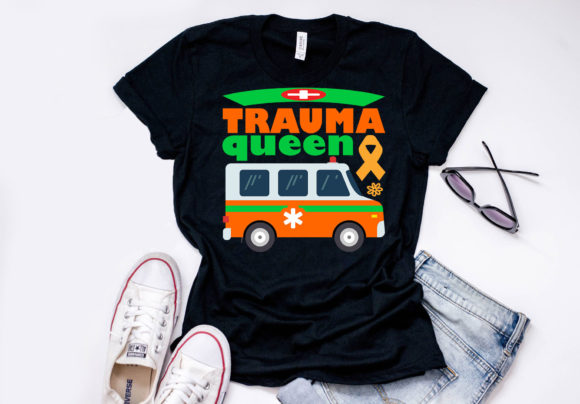 Trauma Queen: A Bold Embroidery Design for Real-World Projects