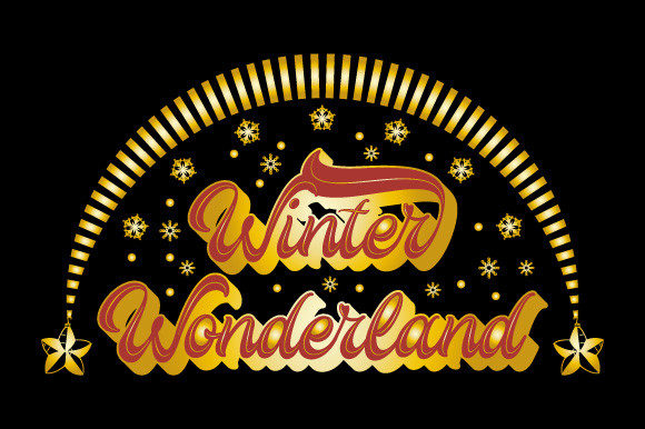 Winter Wonderland Christmas Quote Vector Review for Real Embroidery Projects